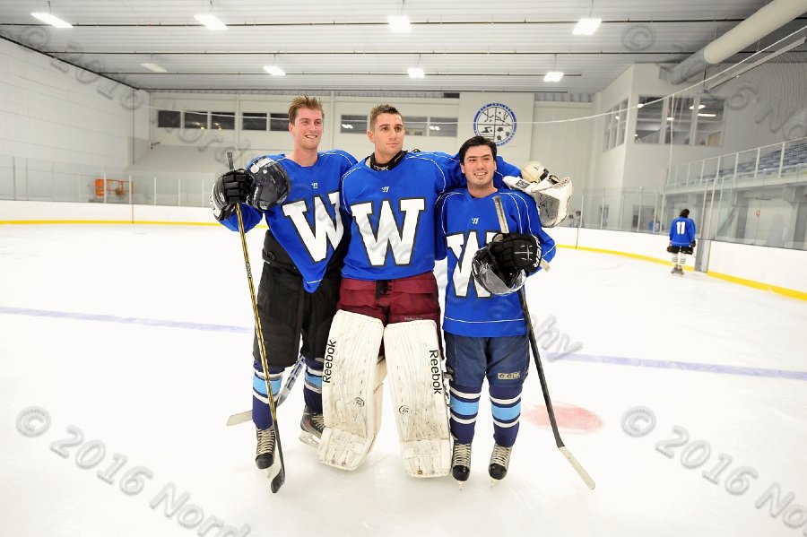 Wheaton College Men\'s Ice Hockey vs Middlesex Community College. - Photo By: KEITH NORDSTROM